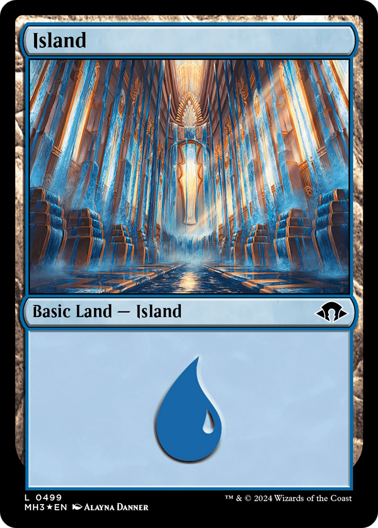 Island (0499) (Ripple Foil) [Modern Horizons 3] | Exor Games New Glasgow