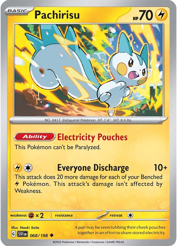 Pachirisu (068/198) [Scarlet & Violet: Base Set] | Exor Games New Glasgow