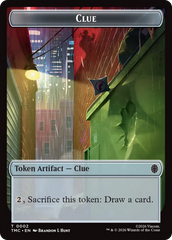 Ooze // Clue Double-Sided Token [Teenage Mutant Ninja Turtles Commander Tokens] | Exor Games New Glasgow