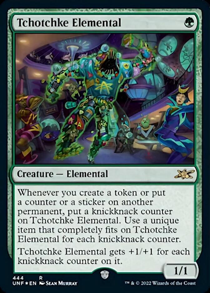 Tchotchke Elemental (Galaxy Foil) [Unfinity] | Exor Games New Glasgow