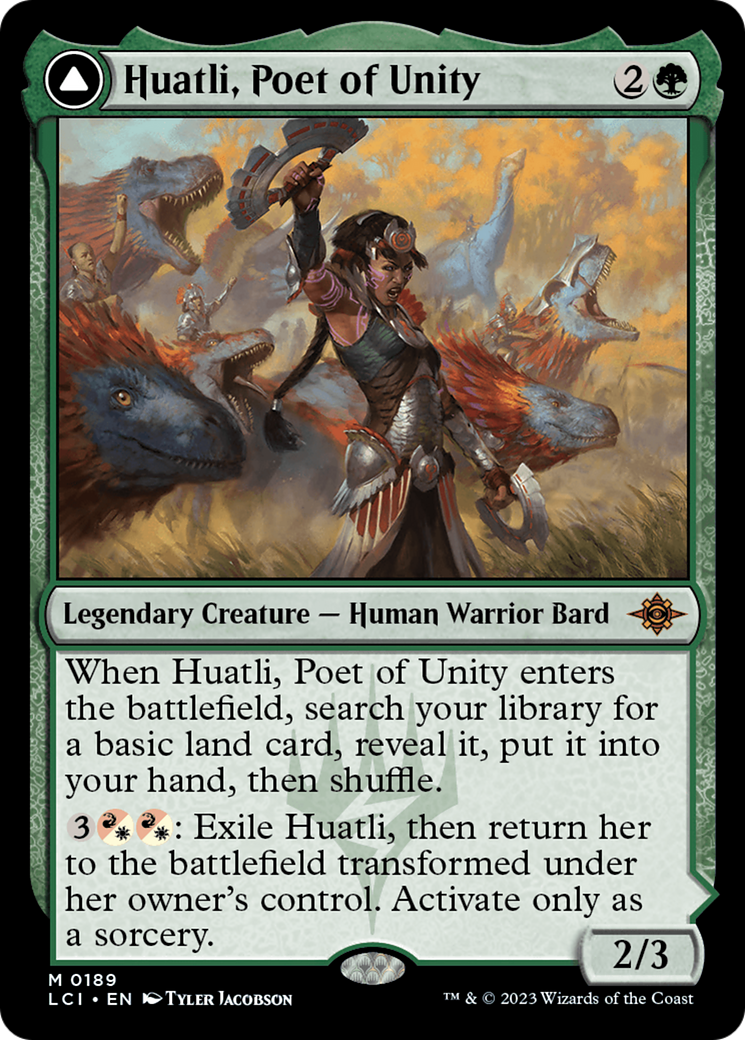 Huatli, Poet of Unity // Roar of the Fifth People [The Lost Caverns of Ixalan] | Exor Games New Glasgow