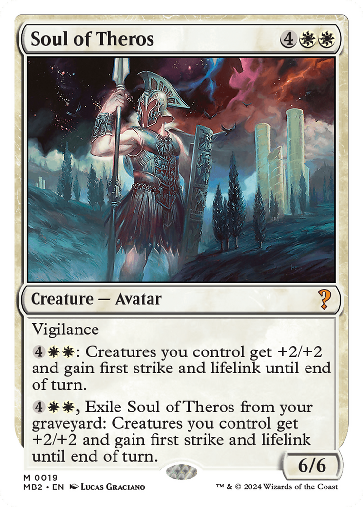 Soul of Theros (White Border) [Mystery Booster 2] | Exor Games New Glasgow