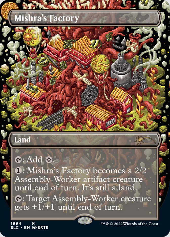 Mishra's Factory (Borderless) [Secret Lair Countdown Kit] | Exor Games New Glasgow