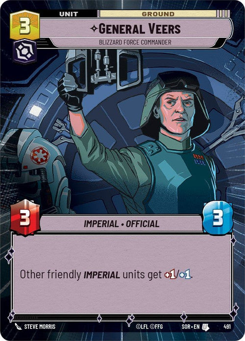 General Veers - Blizzard Force Commander (Hyperspace) (491) [Spark of Rebellion] | Exor Games New Glasgow