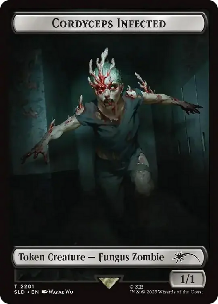 Cordyceps Infected Token (2201) [Secret Lair Drop Series] | Exor Games New Glasgow