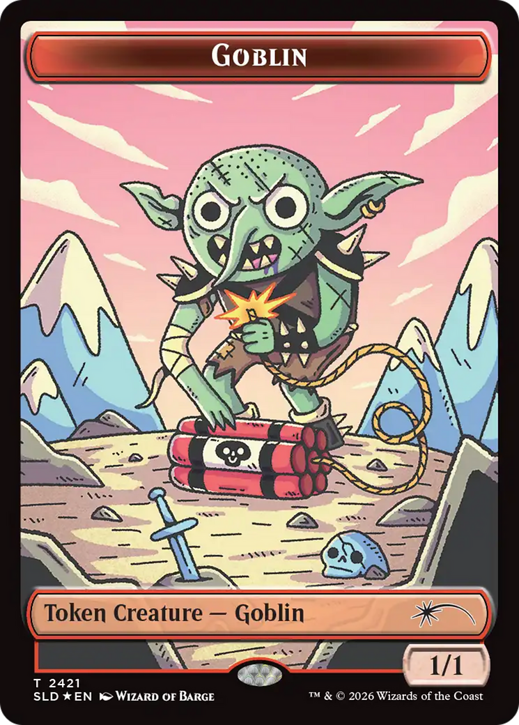 Goblin Token (2421) [Secret Lair Drop Series] | Exor Games New Glasgow