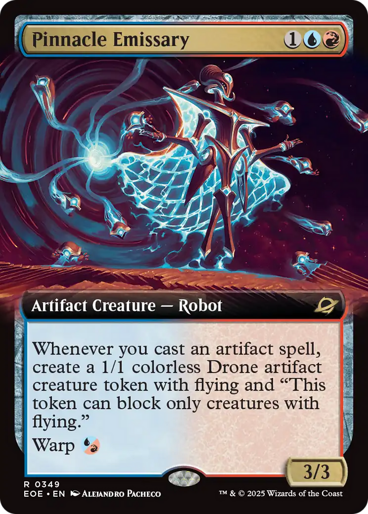 Pinnacle Emissary (Extended Art) [Edge of Eternities] | Exor Games New Glasgow