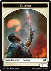 Soldier (004) // Wrenn and Six Emblem (021) Double-Sided Token [Modern Horizons Tokens] | Exor Games New Glasgow