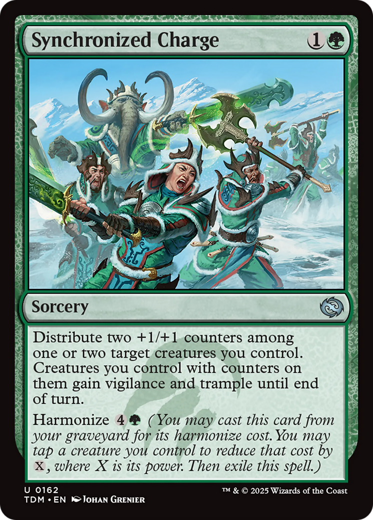 Synchronized Charge [Tarkir: Dragonstorm] | Exor Games New Glasgow