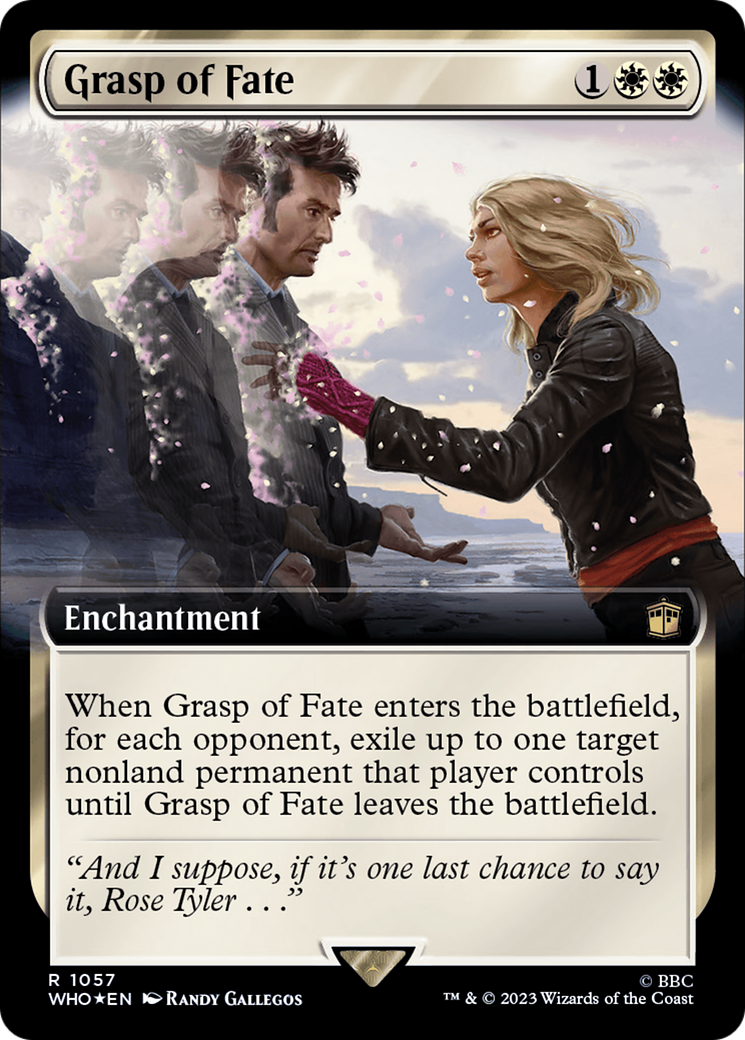 Grasp of Fate (Extended Art) (Surge Foil) [Doctor Who] | Exor Games New Glasgow