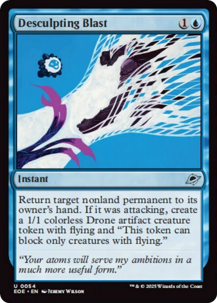 Desculpting Blast [Edge of Eternities] | Exor Games New Glasgow