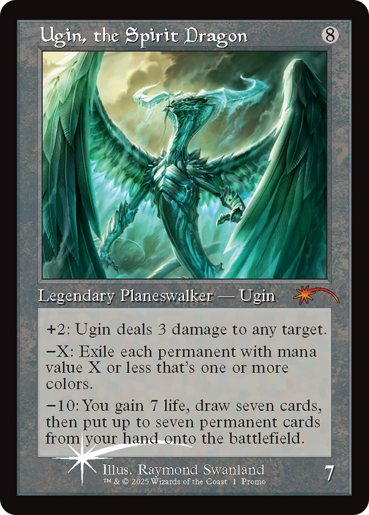 Ugin, the Spirit Dragon (Retro Frame) [Secret Lair Drop Series] | Exor Games New Glasgow