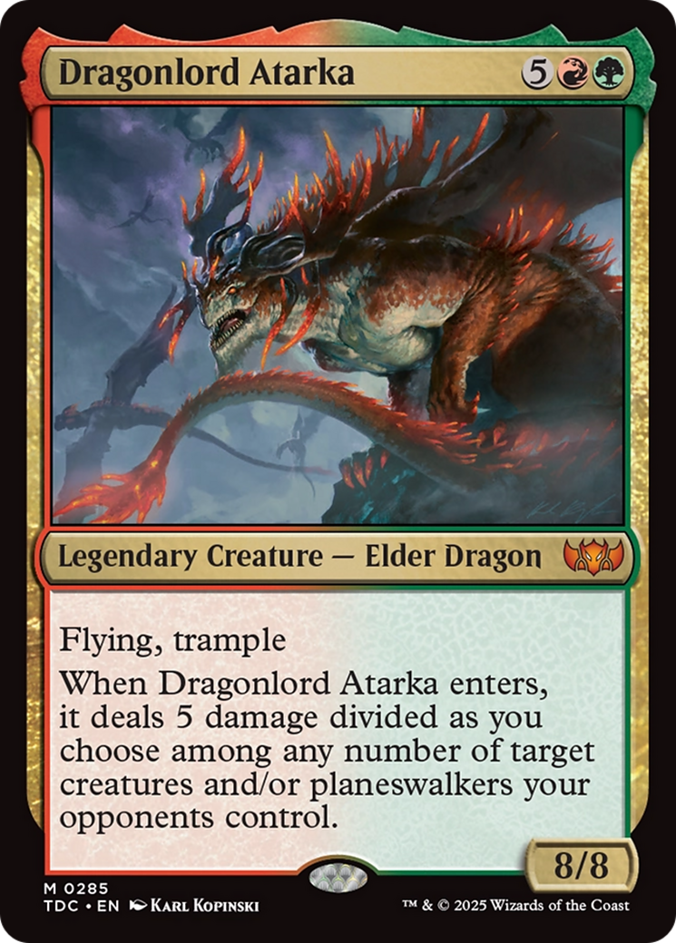 Dragonlord Atarka [Tarkir: Dragonstorm Commander] | Exor Games New Glasgow