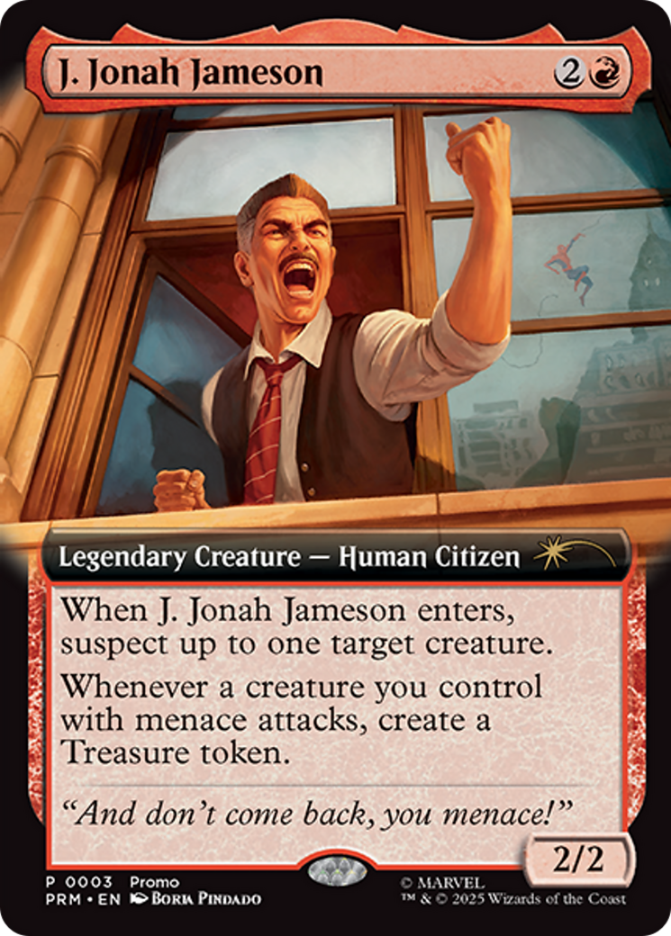 J. Jonah Jameson (Extended Art) [Marvel's Spider-Man Promos] | Exor Games New Glasgow