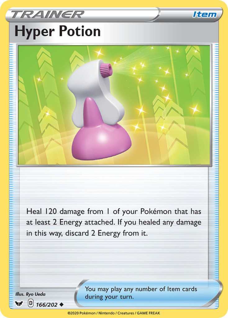 Hyper Potion (166/202) [Sword & Shield: Base Set] | Exor Games New Glasgow