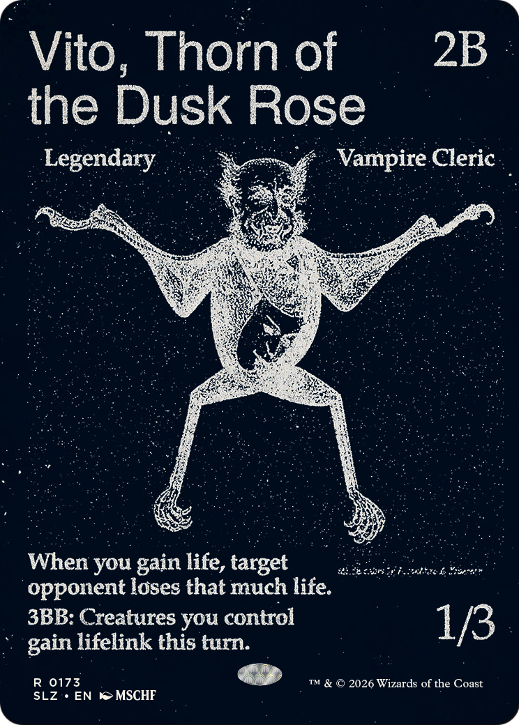 Vito, Thorn of the Dusk Rose (0173) [Secret Lair x MSCHF: The Zeta Set] | Exor Games New Glasgow