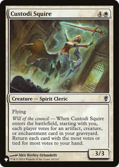 Custodi Squire [The List Reprints] | Exor Games New Glasgow