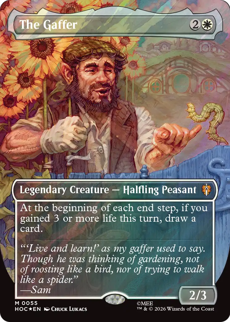 The Gaffer (Borderless) (Surge Foil) [The Hobbit: Eternal-Legal] | Exor Games New Glasgow