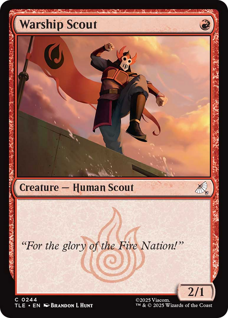 Warship scout [Avatar: The Last Airbender: Eternal-Legal] | Exor Games New Glasgow