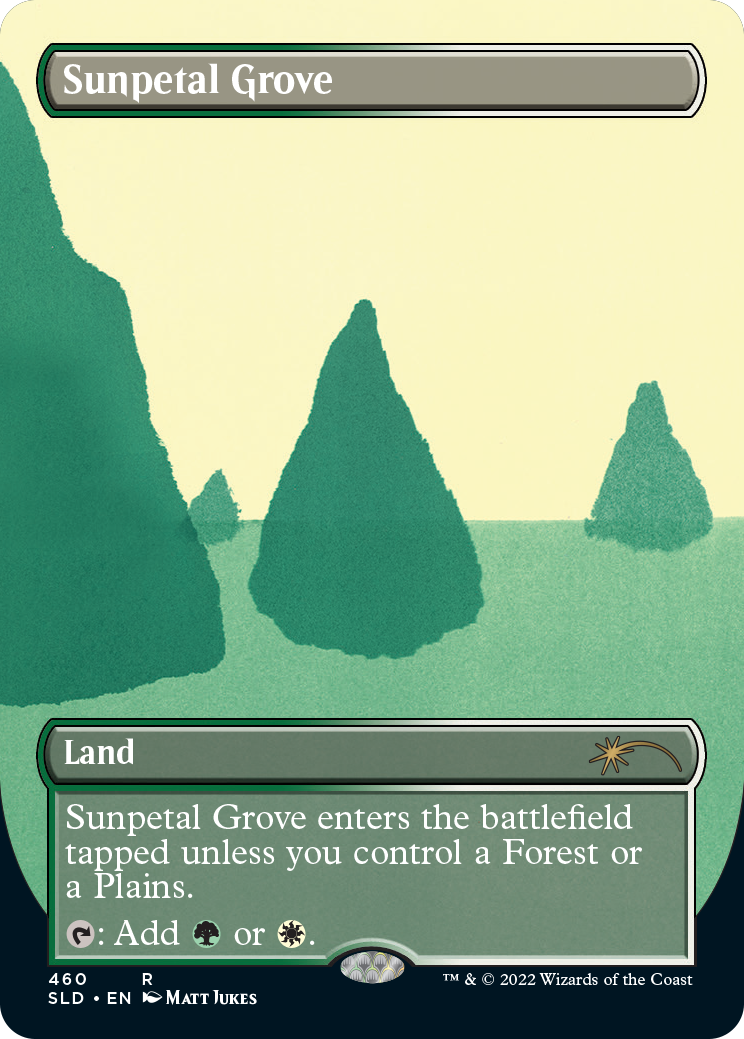 Sunpetal Grove (Borderless) [Secret Lair Drop Series] | Exor Games New Glasgow