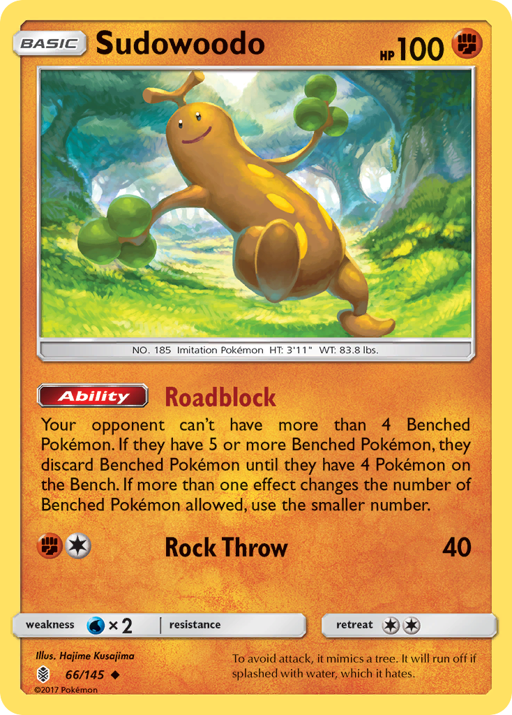 Sudowoodo (66/145) [Sun & Moon: Guardians Rising] | Exor Games New Glasgow