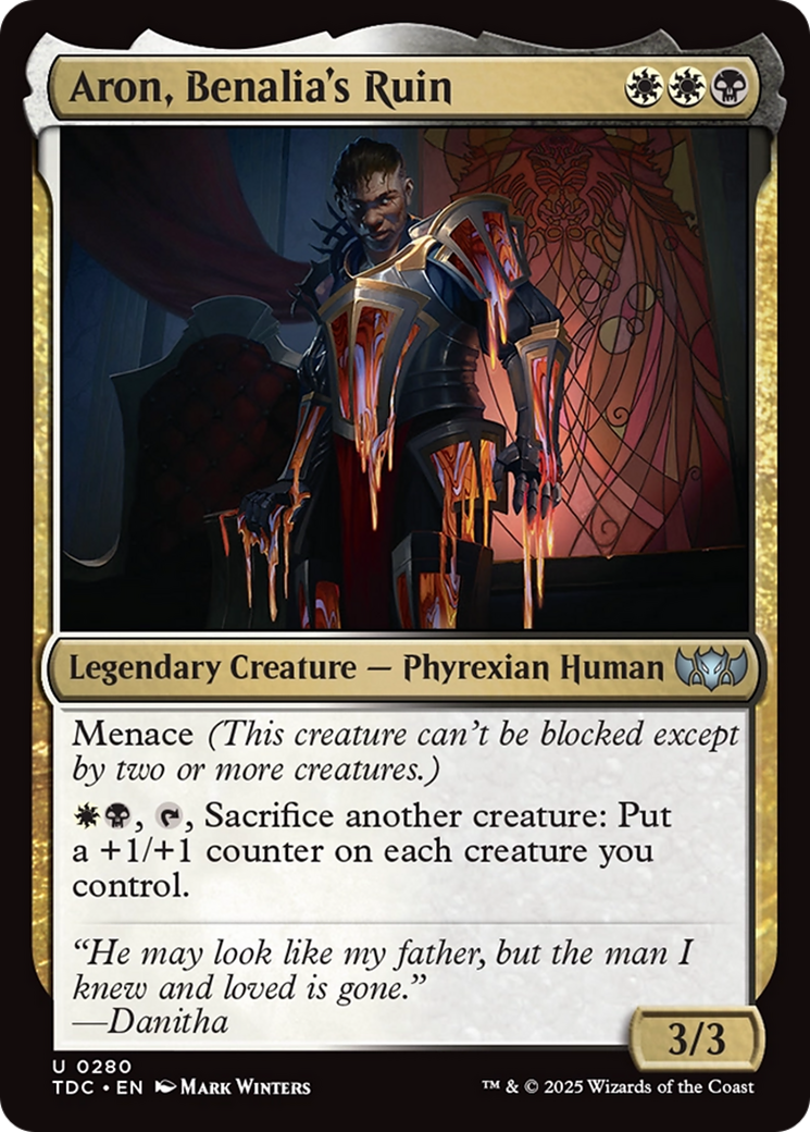 Aron, Benalia's Ruin [Tarkir: Dragonstorm Commander] | Exor Games New Glasgow