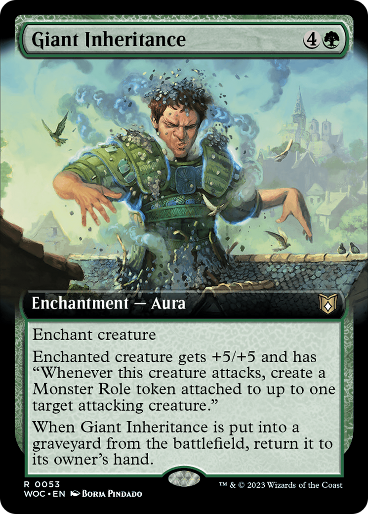 Giant Inheritance (Extended Art) [Wilds of Eldraine Commander] | Exor Games New Glasgow