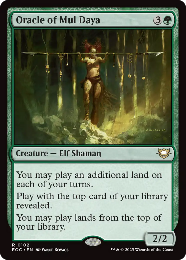 Oracle of Mul Daya [Edge of Eternities Commander] | Exor Games New Glasgow
