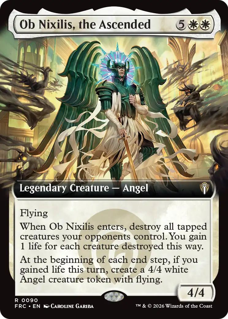 Ob Nixilis, the Ascended (Extended Art) [Reality Fracture Commander] | Exor Games New Glasgow