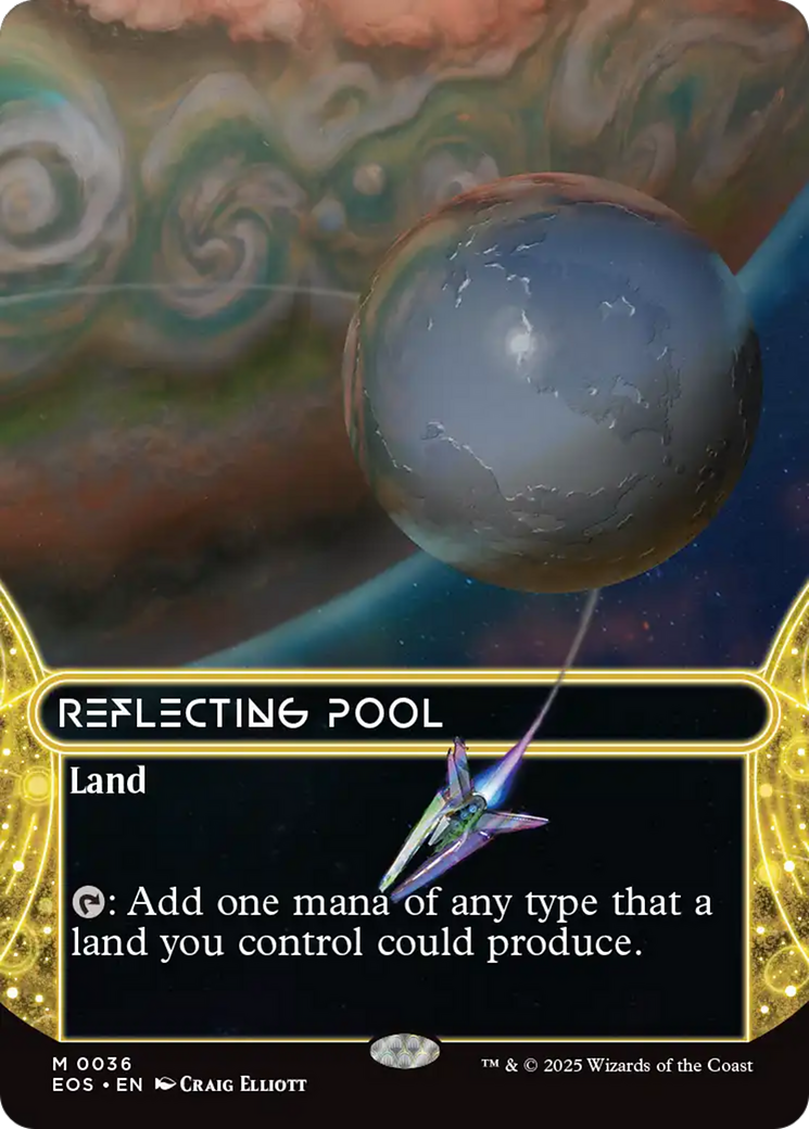 Reflecting Pool (0036) (Borderless) [Edge of Eternities: Stellar Sights] | Exor Games New Glasgow