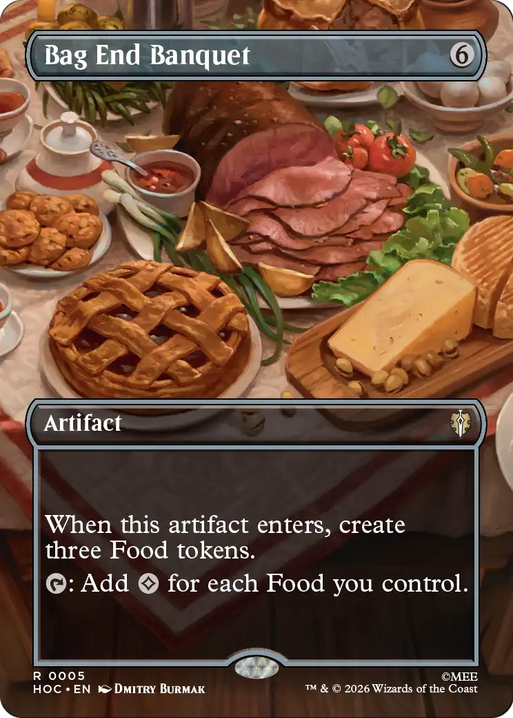 Bag End Banquet (Borderless) [The Hobbit: Eternal-Legal] | Exor Games New Glasgow
