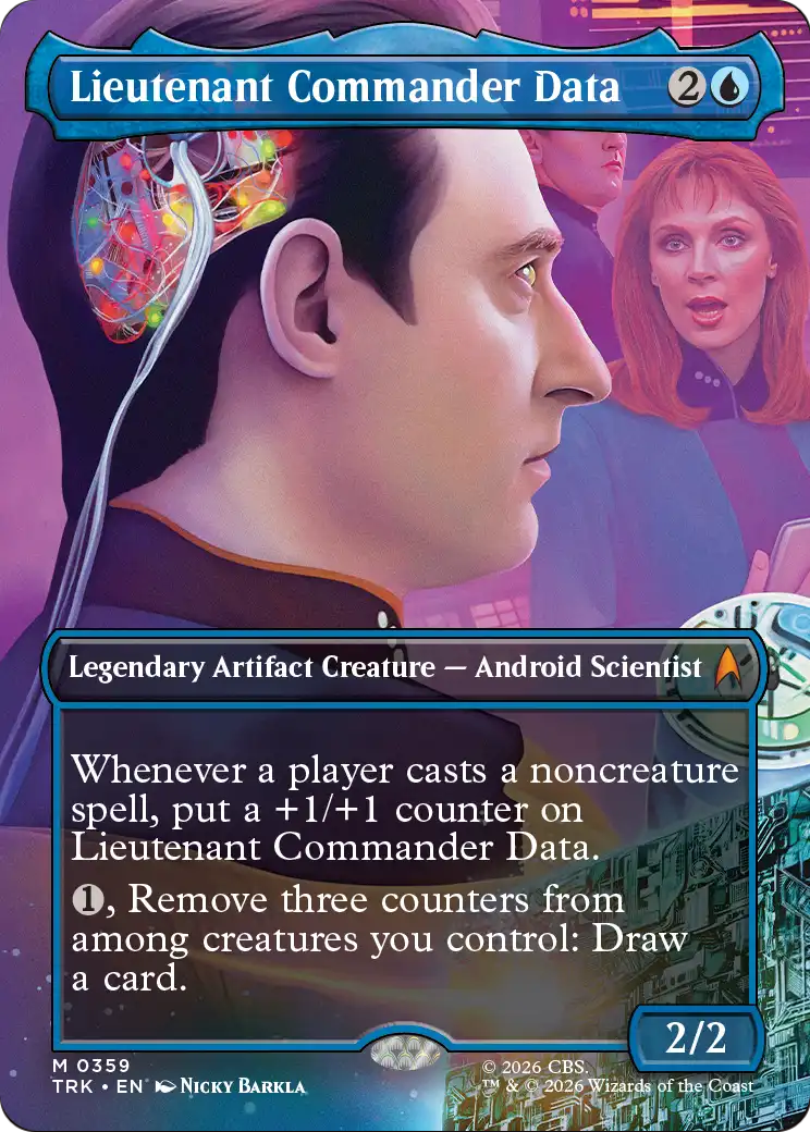 Lieutenant Commander Data (Borderless) [Star Trek] | Exor Games New Glasgow