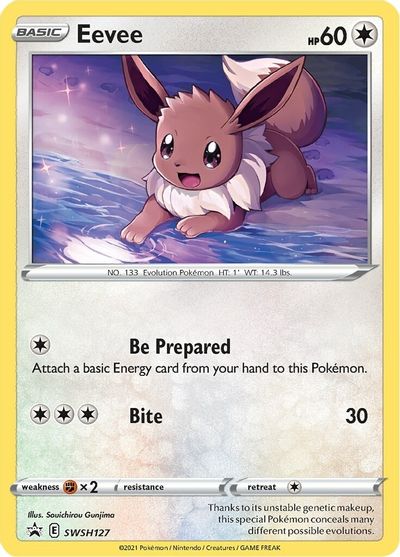 Eevee (SWSH127) [Sword & Shield: Black Star Promos] | Exor Games New Glasgow