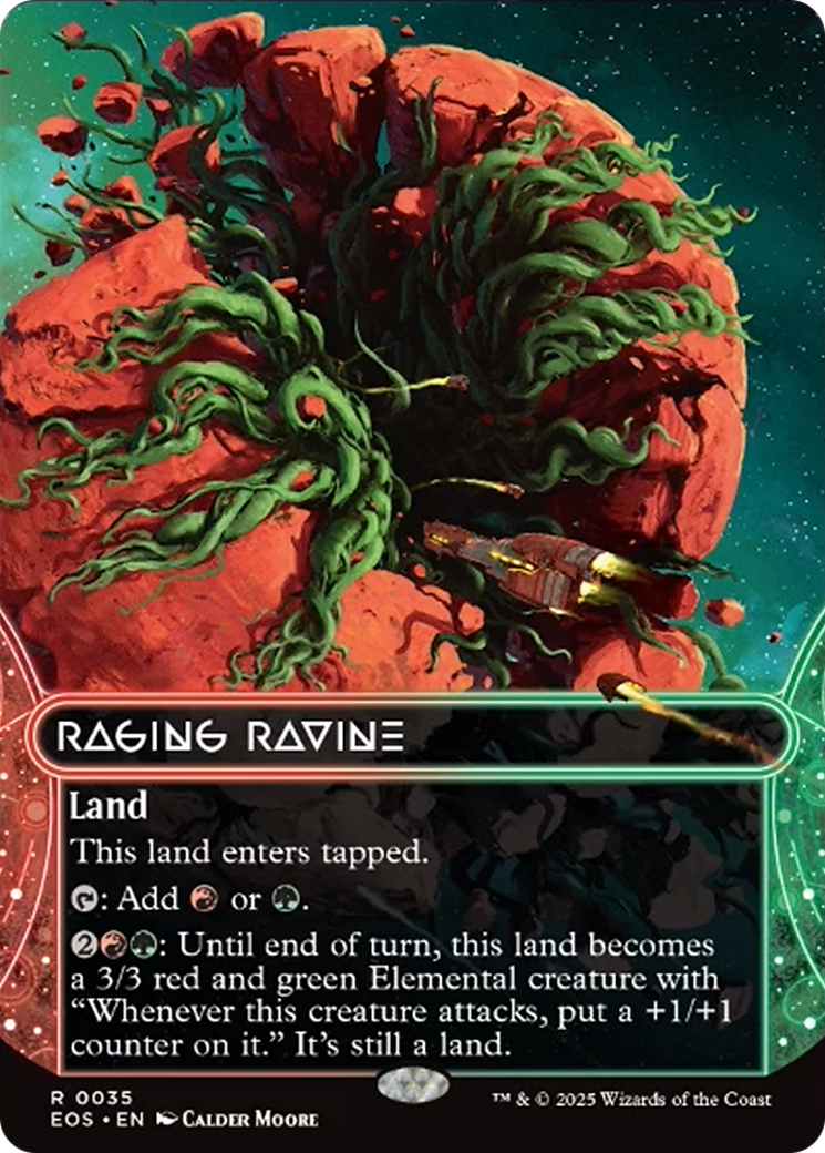 Raging Ravine (0035) (Borderless) [Edge of Eternities: Stellar Sights] | Exor Games New Glasgow