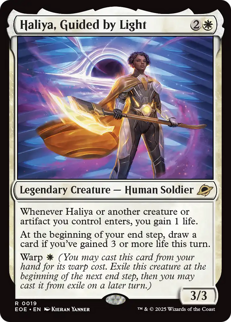 Haliya, Guided by Light [Edge of Eternities] | Exor Games New Glasgow