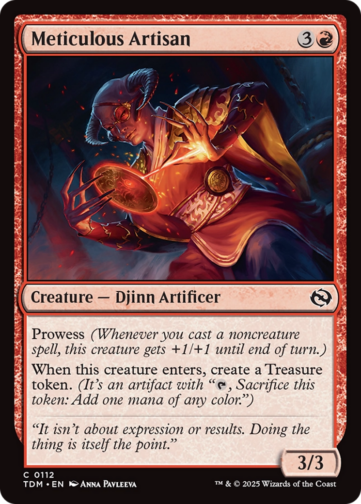 Meticulous Artisan [Tarkir: Dragonstorm] | Exor Games New Glasgow