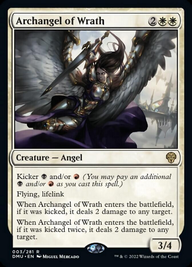 Archangel of Wrath (Promo Pack) [Dominaria United Promos] | Exor Games New Glasgow