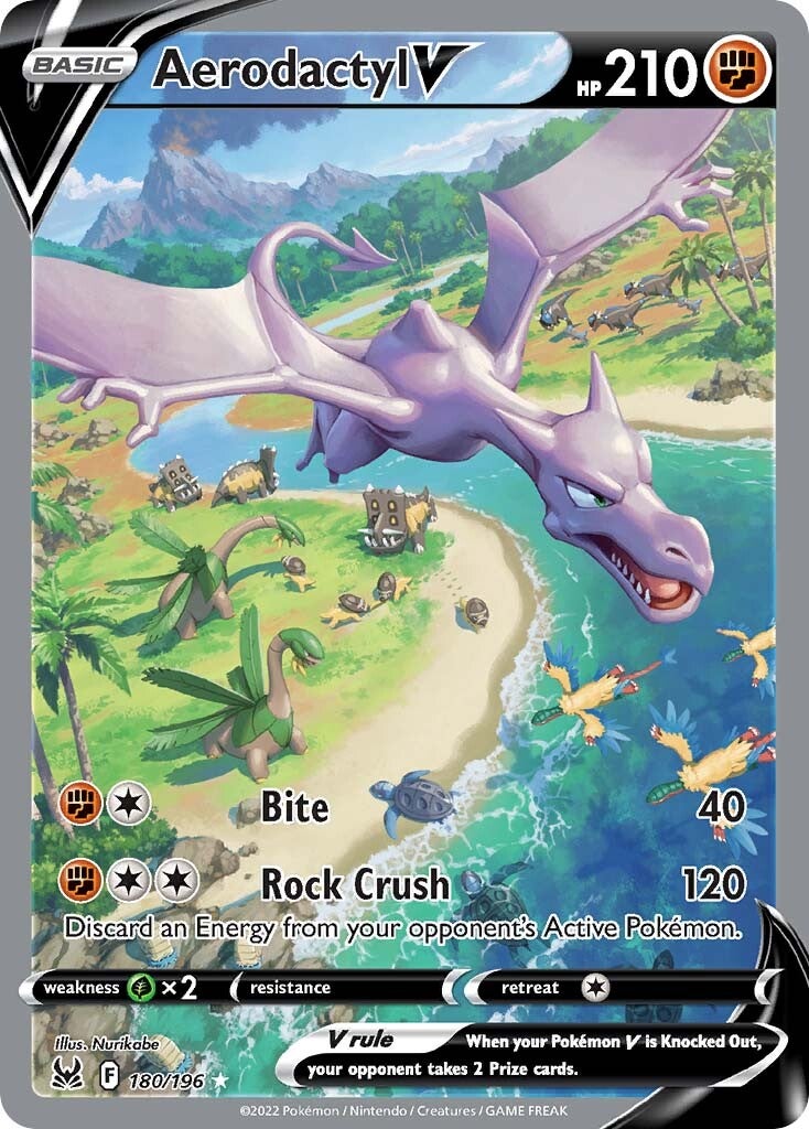 Aerodactyl V (180/196) [Sword & Shield: Lost Origin] | Exor Games New Glasgow