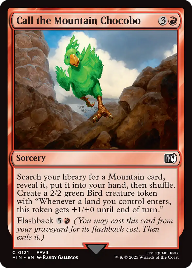 Call the Mountain Chocobo [FINAL FANTASY] | Exor Games New Glasgow