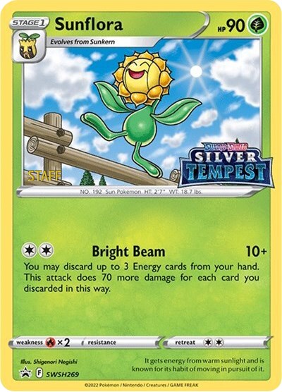 Sunflora (SWSH269) (Prerelease) (Staff) [Sword & Shield: Black Star Promos] | Exor Games New Glasgow