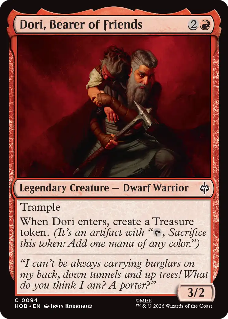 Dori, Bearer of Friends [The Hobbit] | Exor Games New Glasgow