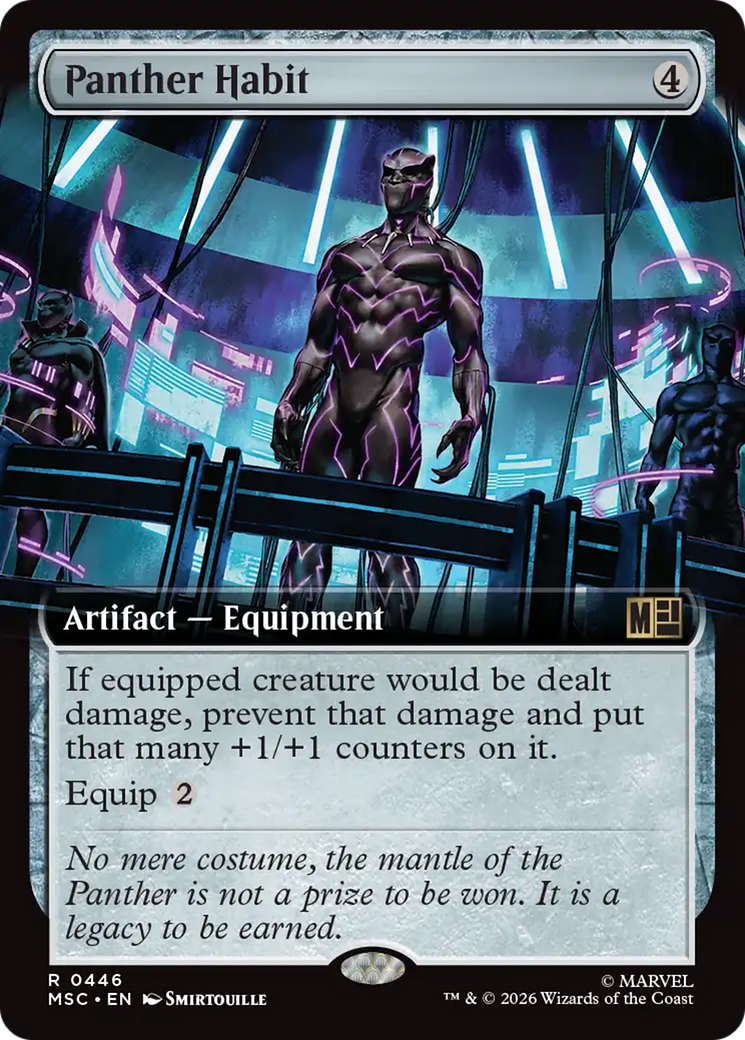 Panther Habit (Extended Art) [Marvel Super Heroes Commander] | Exor Games New Glasgow