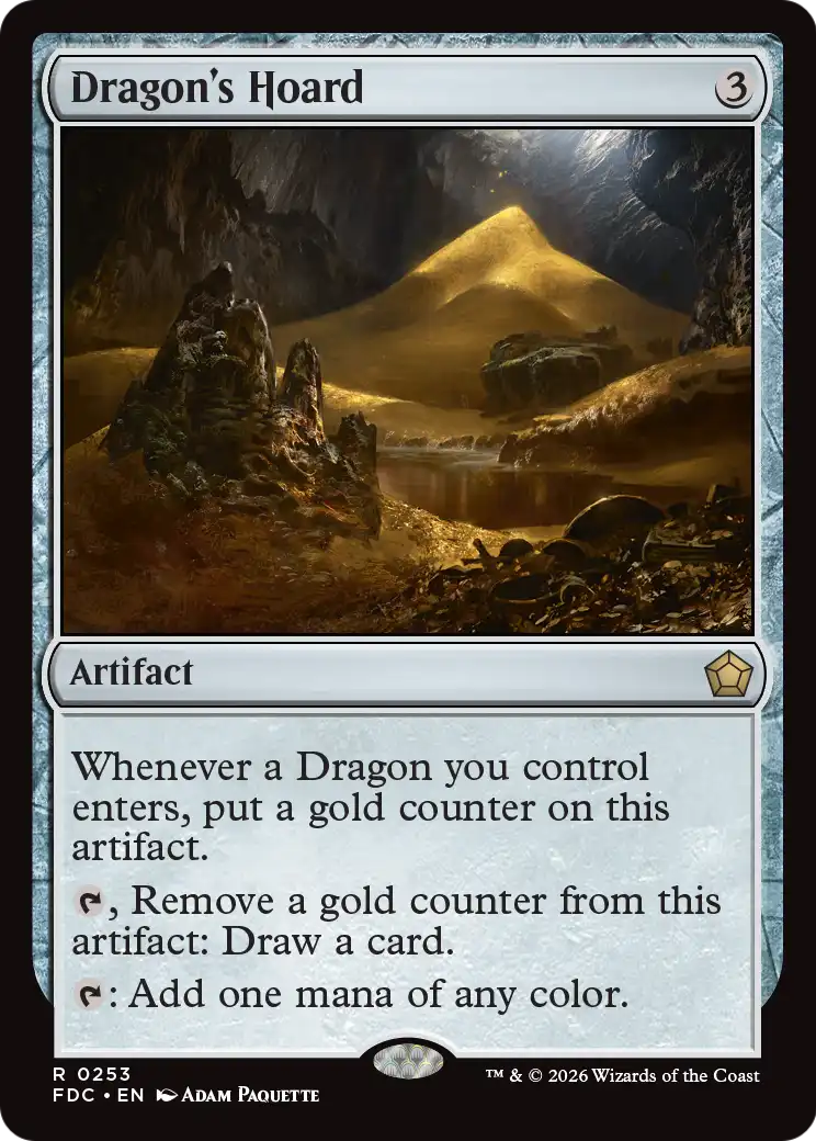Dragon's Hoard [Foundations Commander] | Exor Games New Glasgow