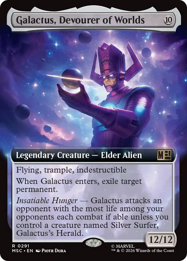 Galactus, Devourer of Worlds (Extended Art) [Marvel Super Heroes Commander] | Exor Games New Glasgow