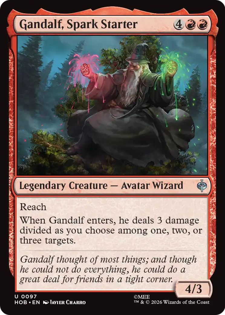 Gandalf, Spark Starter [The Hobbit] | Exor Games New Glasgow