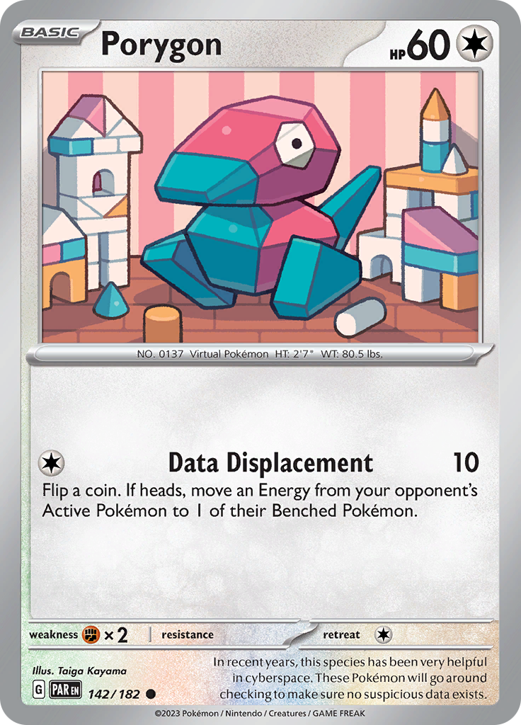 Porygon (142/182) [Scarlet & Violet: Paradox Rift] | Exor Games New Glasgow