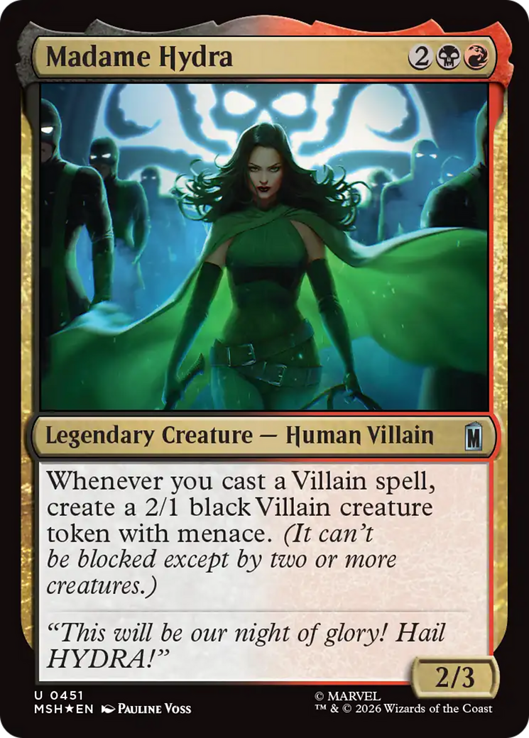 Madame Hydra (Suge Foil) [Marvel Super Heroes] | Exor Games New Glasgow