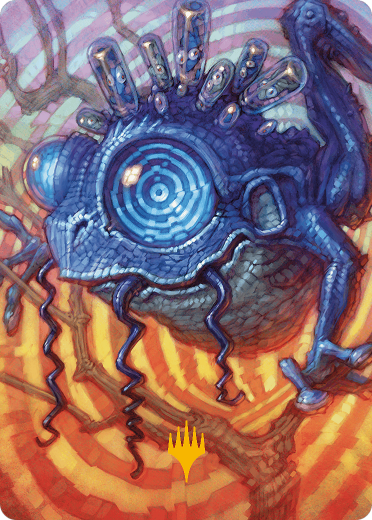 Psychic Frog Art Card (Gold-Stamped Planeswalker Symbol) [Modern Horizons 3 Art Series] | Exor Games New Glasgow