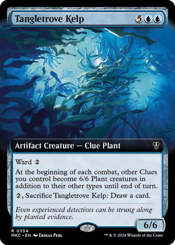 Tangletrove Kelp (Extended Art) [Murders at Karlov Manor Commander] | Exor Games New Glasgow