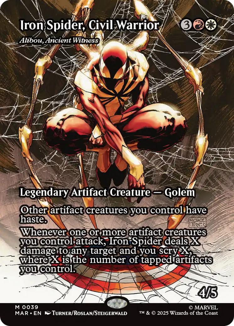 Iron Spider, Civil Warrior - Alibou, Ancient Witness [Marvel's Spider-Man: Eternal-Legal] | Exor Games New Glasgow